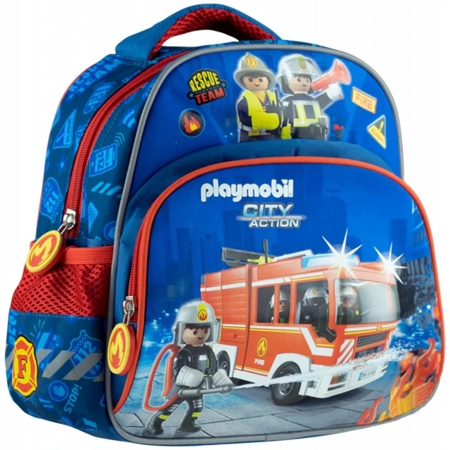 Children’s backpack PL-01 Playmobil Fire station