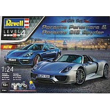 Подаръчен комплект автомобили Порше. Porsche Panamera и Porsche 918 Spyder