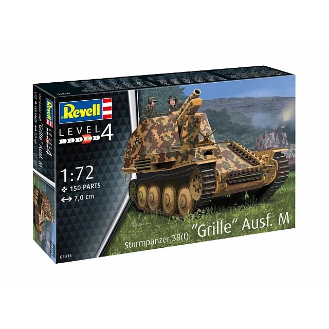 Сглобяем модел Немско самоходно оръдие Grille Ausf.M, 150 части