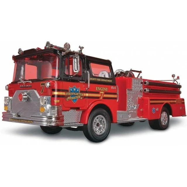 Assembled model Fire truck, Mack, 60 parts
