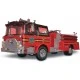 Assembled model Fire truck, Mack, 60 parts