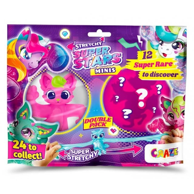 Колекционерска фигурка, Craze, Мини разтегливи създания, Minis Double