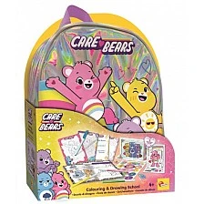 Творчески комплект, Lisciani, Care Bears, 2 в 1 раница с комплект за рисуване