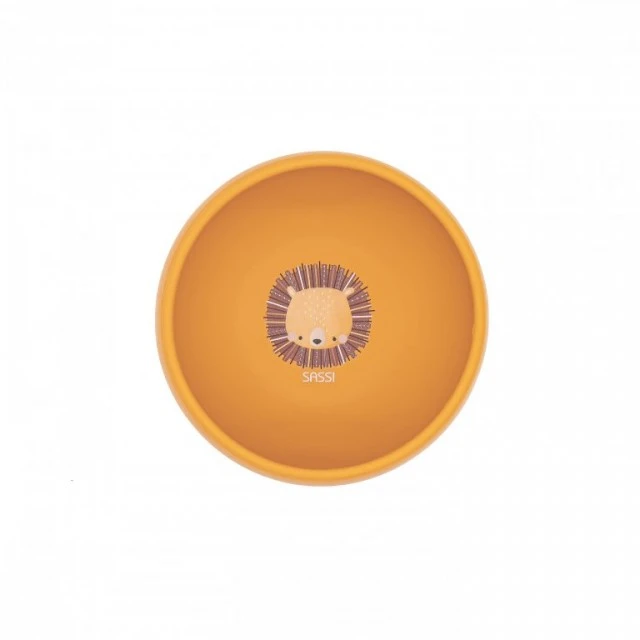 Silicone vacuum feeding bowl, Sassi, Lion cub