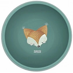Silicone vacuum feeding bowl, Sassi, Fox