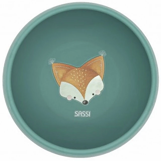 Silicone vacuum feeding bowl, Sassi, Fox