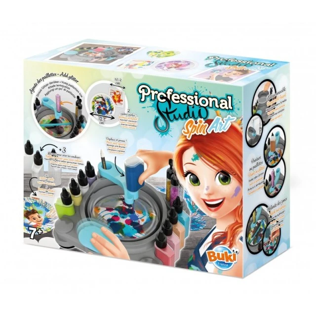 Creative set Studio for drawing, Spin art