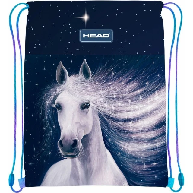Sports bag, Head, Galactic Unicorn, 44x33cm