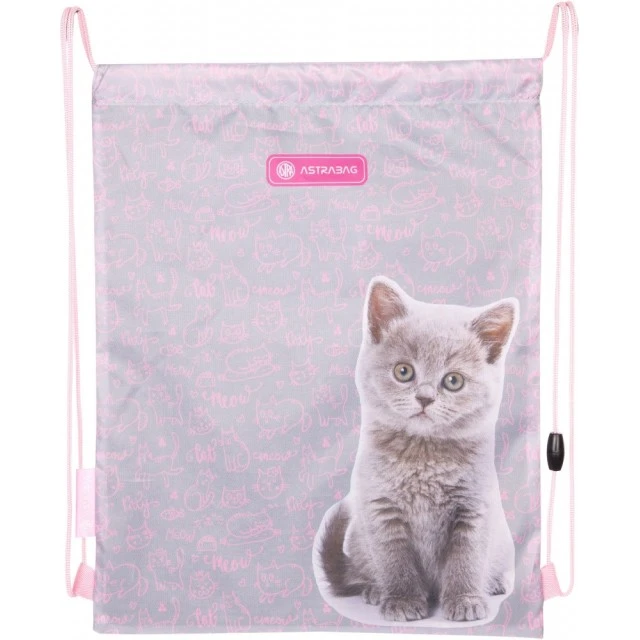 Sports bag ASTRABAG AD1 Pinky Kitty