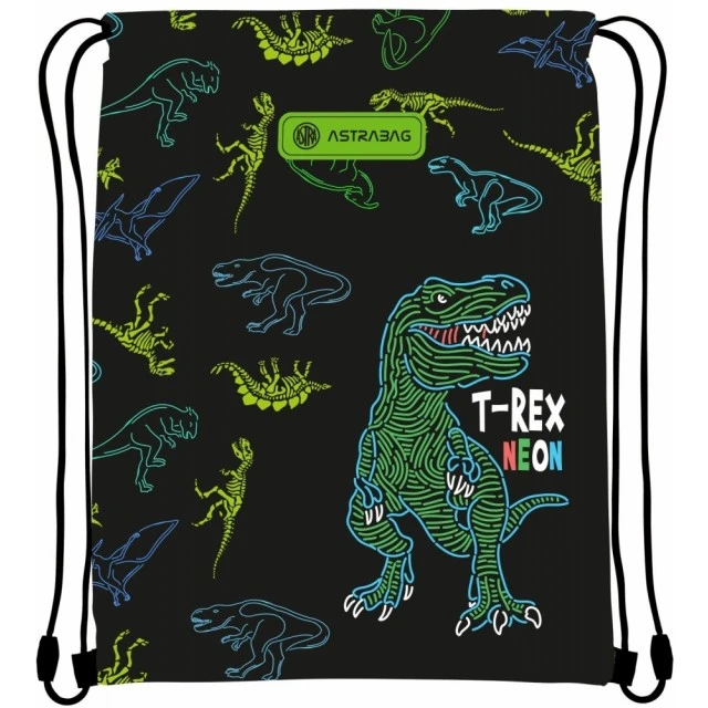 Спортна чанта, Astra, T-Rex Neon, 44x33 cm