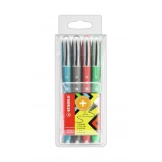 Pen set, Stabilo, Worker+colorful ST2019/4, 4 colors