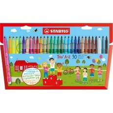 Marker set, Stabilo, Trio AZ ST378/1-30-01, 30 colors