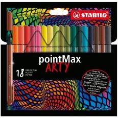 Marker set, Stabilo, pointMax Arty ST488/18-1-20, 18 colors