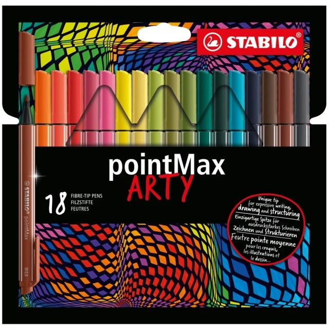 Marker set, Stabilo, pointMax Arty ST488/18-1-20, 18 colors