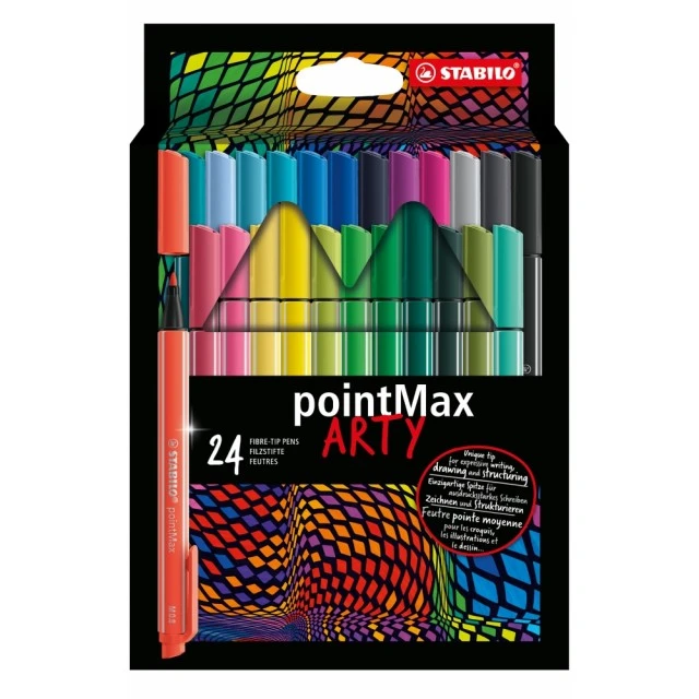 Marker set, Stabilo, pointMax Arty ST488/24-2-20, 24 colors