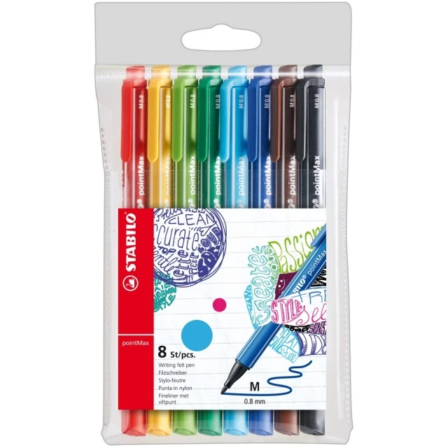Set of markers, Stabilo, pointMax ST488/8-01, 8 colors