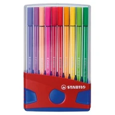 Marker set, Stabilo, Pen 68 Color Parade ST6820-04 dark blue box, 20 colors