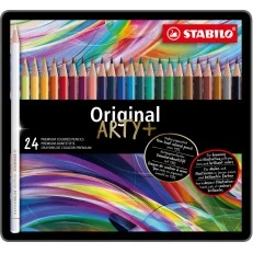 Set of colored pencils, Stabilo, Arty Original metal box ST8774-6, 24 colors