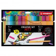 Creative set, Stabilo, Arty ST8868/36-1-20-6, 36 pieces