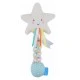 Baby soft rattle on a stick Star, 20 cm