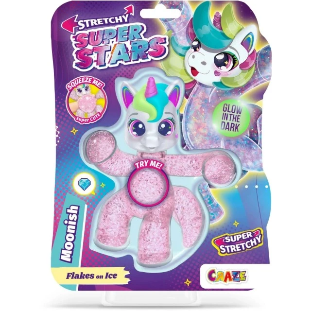 Superstars Collectible Figure, Stretchable Creatures, Moonish