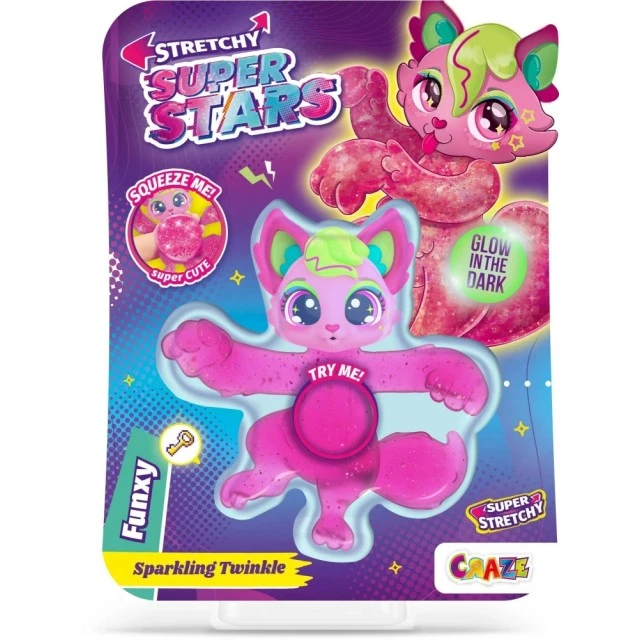 Superstars Collectible Figure, Stretchable Creatures, Funxy