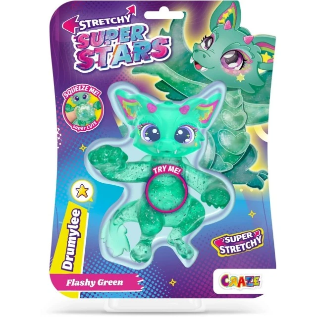 Superstars Collectible Figure, Stretchable Creatures, Drumylee