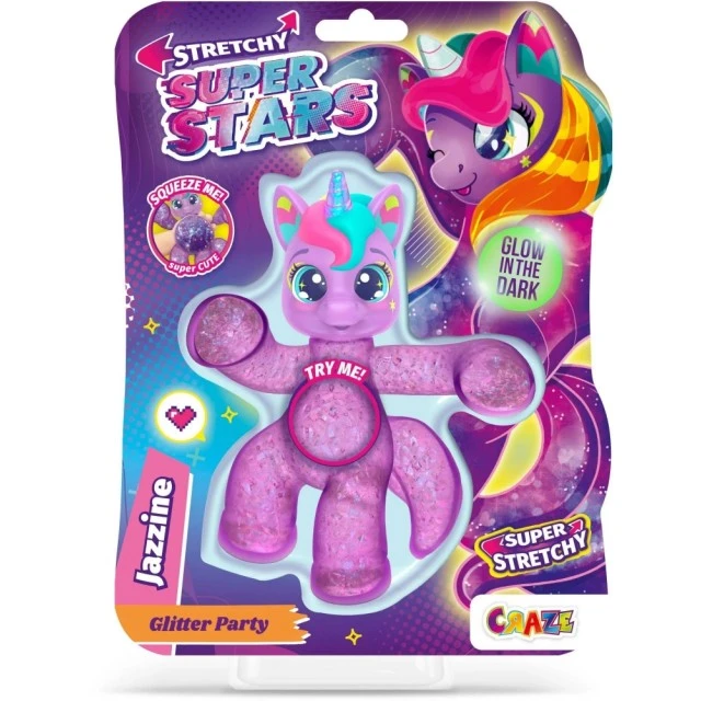 Superstars Collectible Figure, Stretchable Creatures, Jazzine