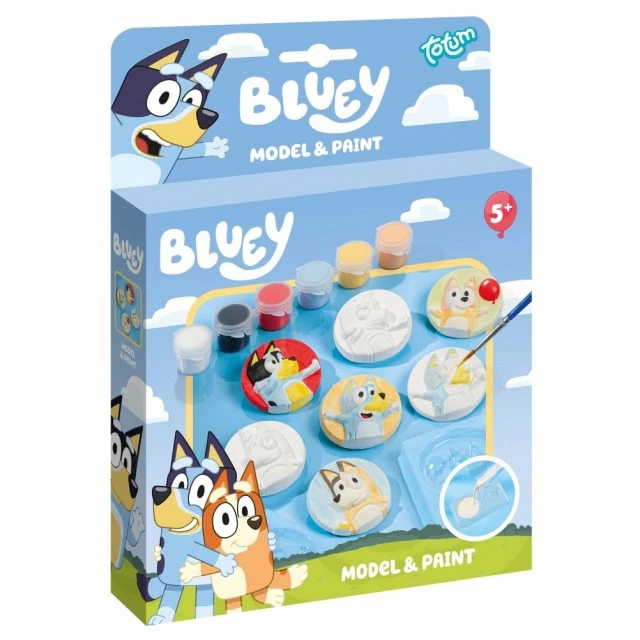 Creative kit, Totum, Bluey, DIY plaster figurines