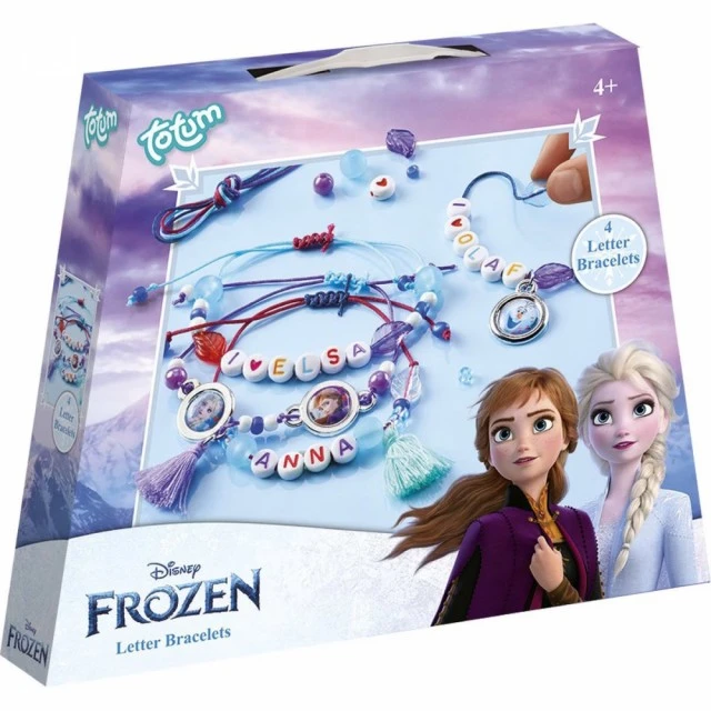 Frozen II creative set, Letter bracelets, 4 pieces