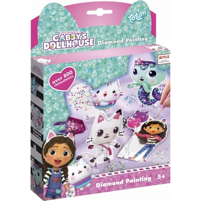 Creative set Gabby′s Dollhouse Make your own diamond painting
