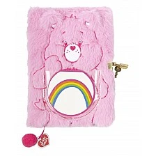 Fluffy diary, Totum, Care Bears, with lock, Pink