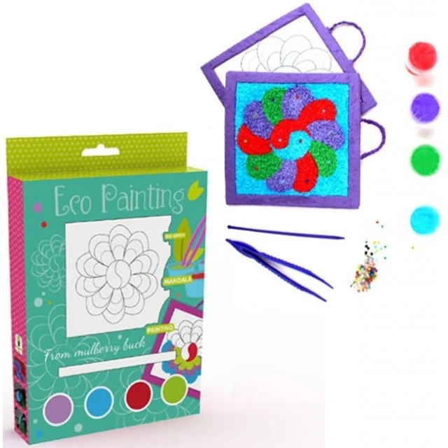 Creative set Painting with eco paints, Mandala, 8 parts