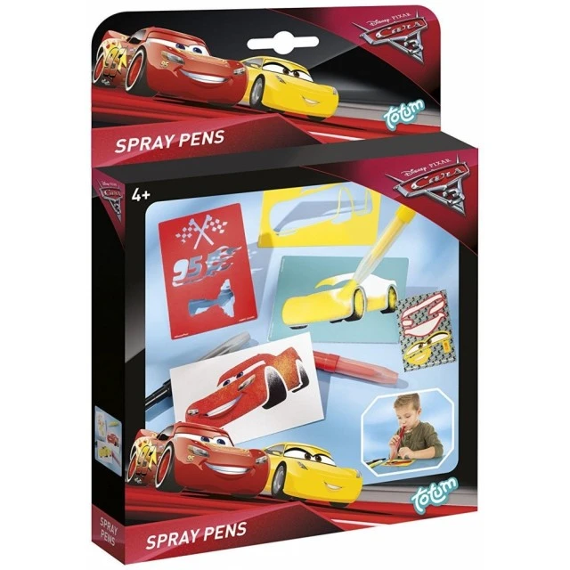 Творчески комплект Cars 3, Декорирай сам със спрей писалка