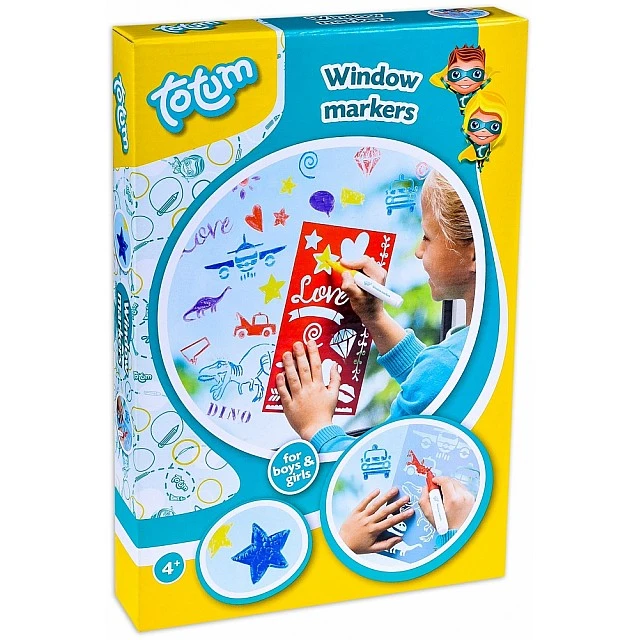 Creative kit, Totum, Paint it yourself, Glass stencils