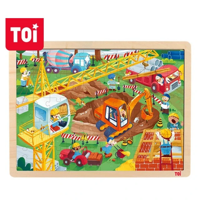 Construction site - puzzle 100 pieces
