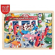 Gas station - puzzle 48 parts