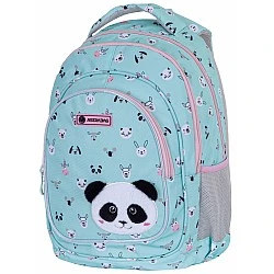 School backpack, Astra, Panda, 39x28x15cm