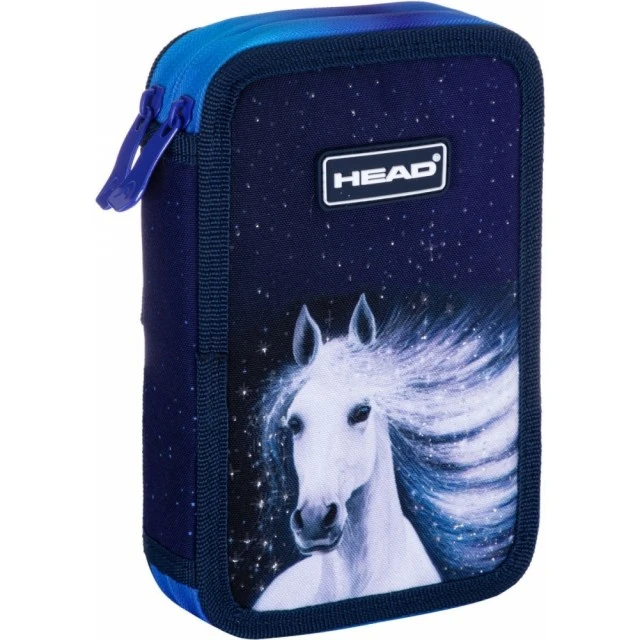 School pencil case Head, Galactic Unicorn, 20.5x13x4.5 cm