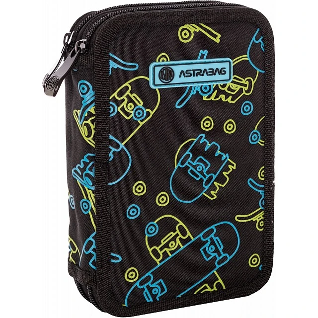 Double suitcase ASTRABAG AC2 Skateboards Neon, without accessories