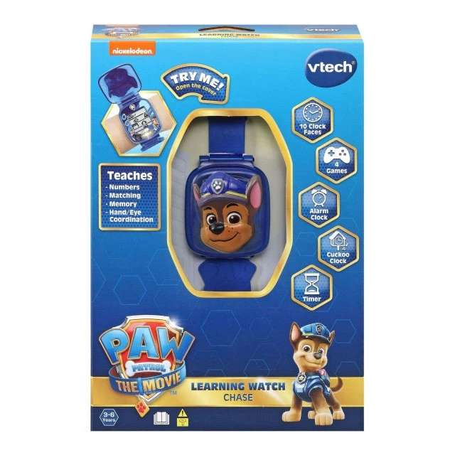 The Paw Patrol Movie - Chase Educational Clock