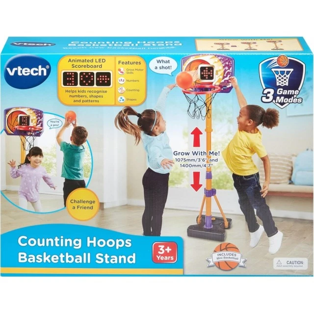 Interactive toy, Vtech, Basketball hoop with stand and counter
