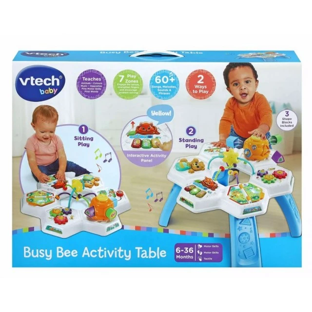 Interactive toy, Vtech, Play table, Blue