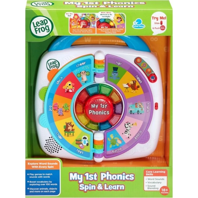 Интерактивна играчка, Vtech, Leap Frog, Моята първа фонетика, Завърти и научи