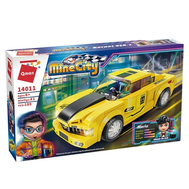 Конструктор MineCity, Автомобил, Hornet VER-7, 189 части