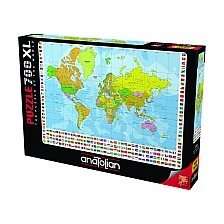 Пъзел, Anatolian, Политичска карта на света, 700 части