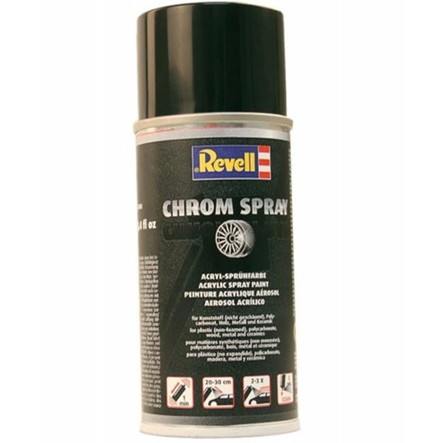 Acrylic paint, Revell, Spray Chrome, 150ml