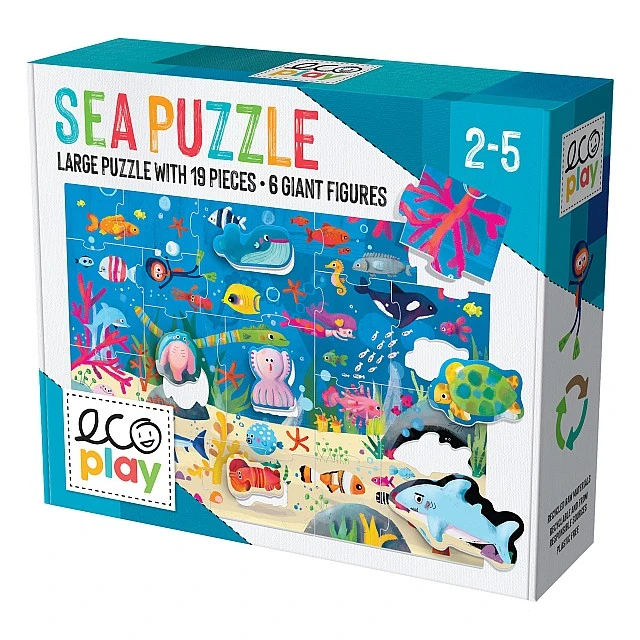 Educational puzzle - At the bottom of the sea