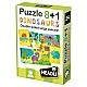 Set of puzzles 8 pcs. – Dinosaurs