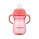 Cup with straw 250 ml pink